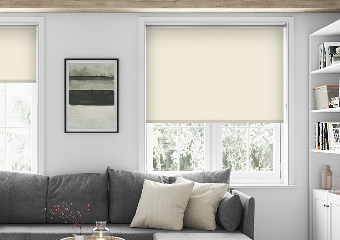 Energy Saving (Blackout), Honey Fawn - Twist&Fit Roller Blind - Image 3
